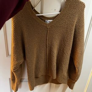 Brown sweater